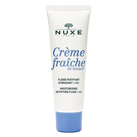 Nuxe Crème Fraîche de Beauté 48 Saat Nemlendirici Hafif Dokulu Bakım Emülsiyonu (Karma Ciltler) 50ml