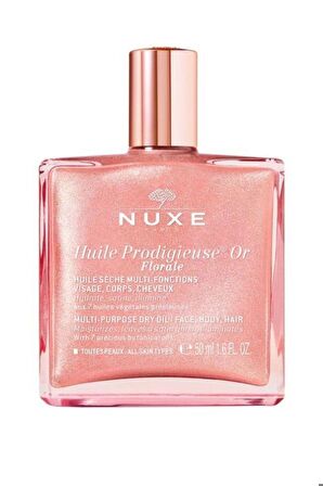 NUXE Huile Prodigieuse Or Florale , 50ml . Florale or çok amaçlı Parıltılı kuru yağ 3264680038334