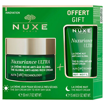 Nuxe Nuxuriance Ultra Anti Aging Rich Cream 50 ml + 15 ml Gece Kremi HEDİYE