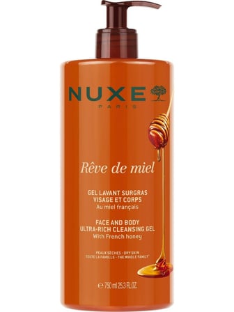 NUXE Reve De Miel Face And Body Ultra-Rich Cleansing Gel 750 ml