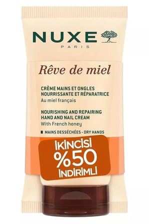 Nuxe Reve De Miel Creme Mains Et Ongles 2x50ml | 2. %50 İndirimli