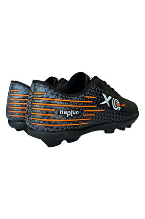 Erkek Krampon Dişli Futbol Ayakkabısı SİYAH - SİYAH