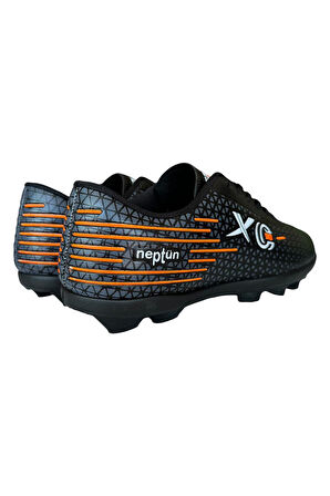 Erkek Krampon Dişli Futbol Ayakkabısı SİYAH - SİYAH