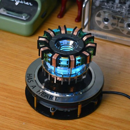 Arc Reactor MK1 Levitation Display – Iron Man İlhamlı Manyetik Havada Yüzen Enerji Reaktörü | RGB Iş