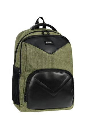 GALB Leather Haki Kadin Sirt Cantasi Lisansli Su Gecirmez Kumas Unisex Okul Cantasi