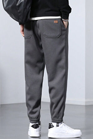 Genıus Store Erkek Eşofman  Bağcıklı Bel Jogger Spor Eşofman Altı SPOR-ESF16