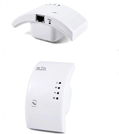 300Mbps Wi-Fi Sinyal Güçlendirici - 2.4G Wi-Fi Tekrarlayıcı Geniş Menzilli Beyaz REPEATER