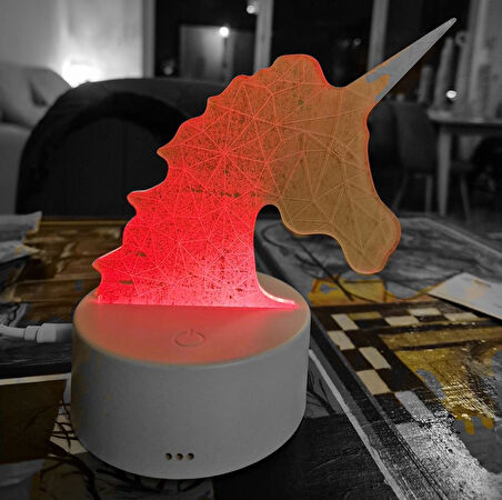 unicorn çocuk gece lambası