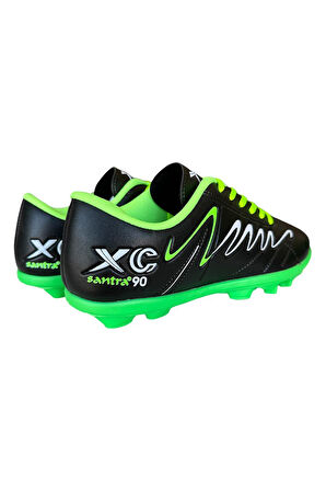 Erkek Krampon Dişli Futbol Ayakkabısı SİYAH - YEŞİL