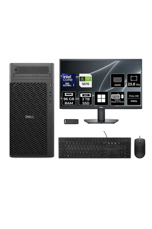 Pro Max T2 Core Ultra 7 265 RTX 5070 12GB 96GB RAM 2TB SSD 23.8" FHD Win11 Home FCT2250416P663 Masaüstü İş İstasyonu + PER4 USB Bellek