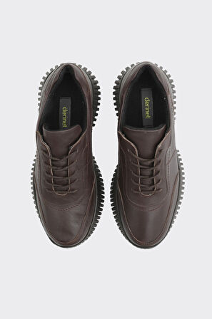 Hakiki Deri Bağcıklı Kadın Casual Ayakkabı