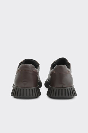 Hakiki Deri Bağcıklı Kadın Casual Ayakkabı