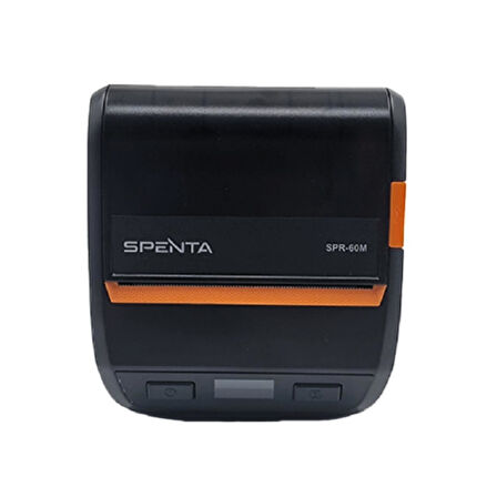 Spenta SPR-60M + USB + Type-C + Dual Mod Bluetooth 5.2 + 203 DPI Direkt Termal Mobil Yazıcı