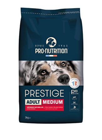 Pro Nutrition Prestige Adult Medium Orta Irk Yetişkin Köpek Maması 3 Kg