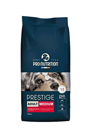 Pro Nutrition Prestige Adult Medium Orta Irk Yetişkin Köpek Maması 15 Kg