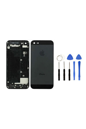 Iphone 5g Uyumlu  Boş Kasa Siyah (tamir Seti Hediyeli)