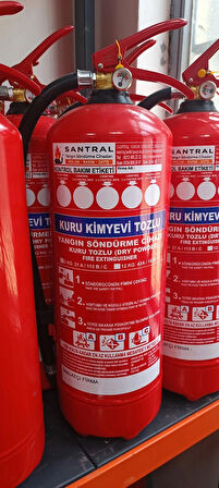 6 kg Kuru kimyevi tozlu yangın söndürme cihazı 