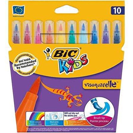 Bic Keçeli Kalem Visa Fırça Uç 10 Lu 828964