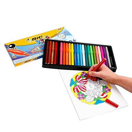 Kids Visacolor XL Keçeli Boya Kalemi 24 Renk U245309