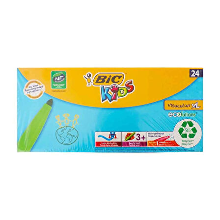 Kids Visacolor XL Keçeli Boya Kalemi 24 Renk U245309