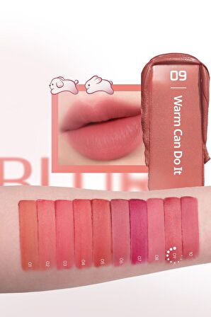 Gün Boyu Kalıcı Pürüzsüz Matlık Sunan Tint PERIPERA Over Blur Tint (009 Warm Can Do It) (Tteok)