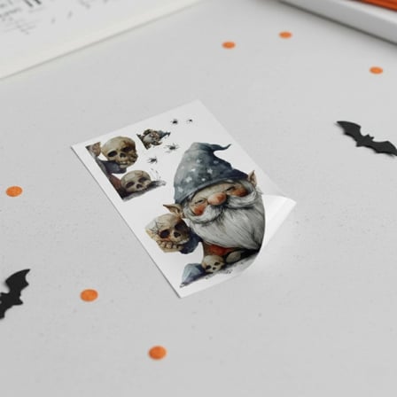 Halloween Temalı Duvar Stickerı - 3 Farklı Model - Cadılar Bayramı Dekoru - 57x24 cm