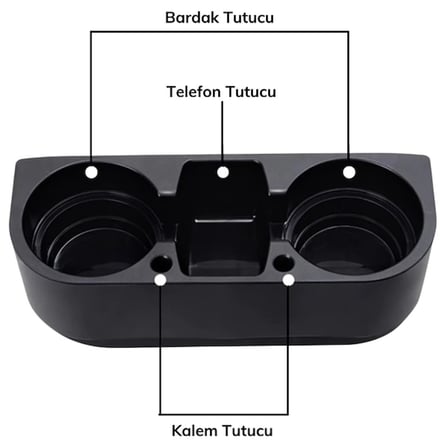 Oto Koltuk Yanı Bardak Tutucu Organizer