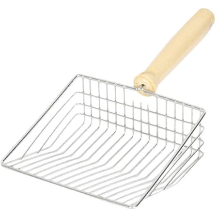 Ahşap Saplı Metal Kum Temizleme Küreği