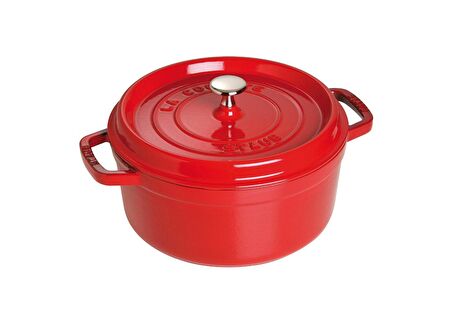 STAUB B 405098355 DÖKÜM TENCERE, KIRAZ 24 CM