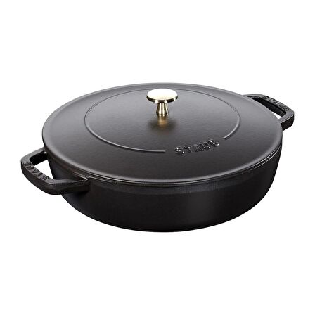 STAUB 405114730 SAUTE PAN CHISTERA LID ROUND 24 CM