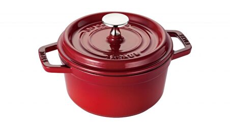 STAUB 405114880 DÖKÜM TENCERE YUVARLAK 16CM KIRMIZI