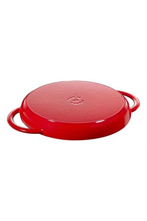 STAUB LA COCOTTE ÇİFT KULPLU DÖKÜM IZGARA TAVA | DÖKÜM DEMİR | 30 CM