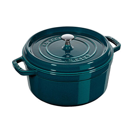 STAUB 405011155 DÖKÜM TENCERE 28 CM AKDENİZ MAVİSİ