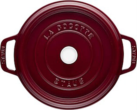 Staub B Döküm Tencere Yuvarlak 24 cm Bordo