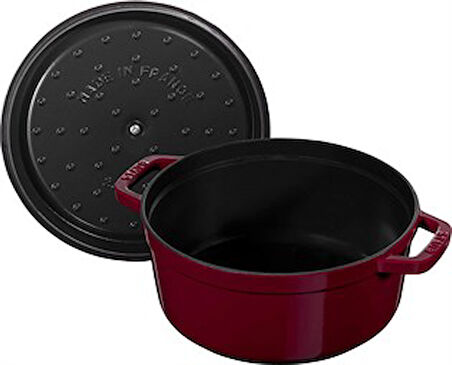 Staub B Döküm Tencere Yuvarlak 24 cm Bordo