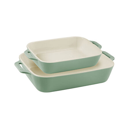 Staub Seramik Fırın Kabı Seti 2'li