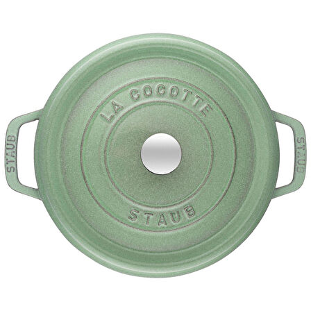 Staub LA COCOTTE 20 Cm 2,2Lt Adaçayı Yuvarlak Döküm Tencere - 405087030