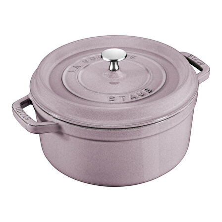 STAUB B 405088595 DÖKÜM TENCERE 24 CM KİRAZ ÇİÇEGİ