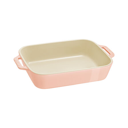 Staub Seramik Fırın Kabı Seti 3'lü Pembe