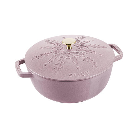 STAUB 1026687 DÖKÜM TENCERE 24 CM KİRAZ ÇİÇEĞİ