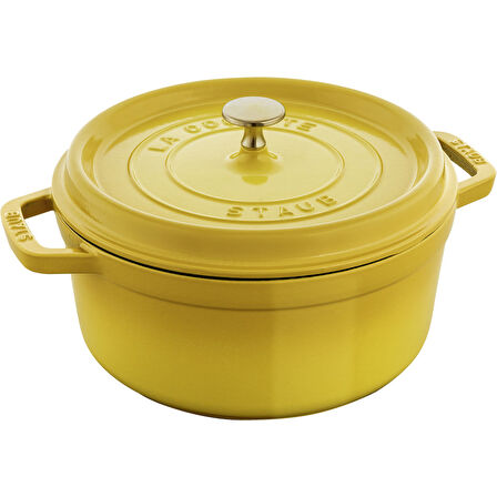 Staub B La Cocotte Döküm Tencere Yuvarlak 24 cm Limon Sarısı