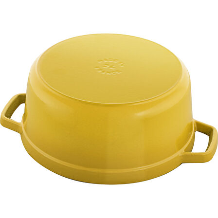 Staub B La Cocotte Döküm Tencere Yuvarlak 24 cm Limon Sarısı