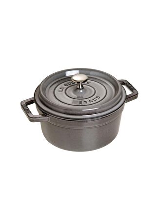 Staub La Cocotte Döküm Derin Tencere 22 cm Grafit Gri 405093070