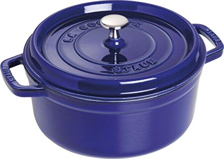 STAUB 405102830 DÖKÜM TENCERE YUV. KOYU MAVI 24 CM