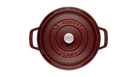 STAUB 405093620 DÖKÜM TENCERE YUVARLAK BORDO 28 CM