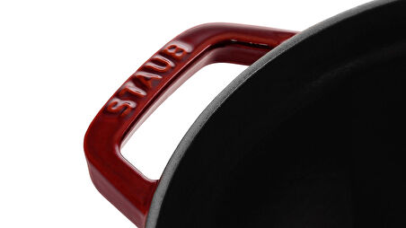 STAUB 405093620 DÖKÜM TENCERE YUVARLAK BORDO 28 CM