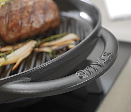 STAUB 405093770 DÖKÜM IZGARA/ÇIFT KULP SIYAH 26 CM