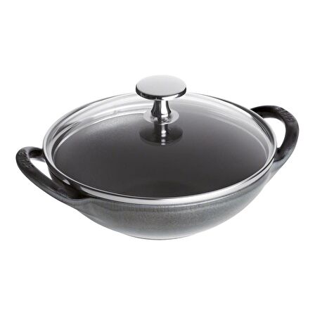 Staub La Cocotte Demir Döküm Grafit  Mini Wok 16 cm