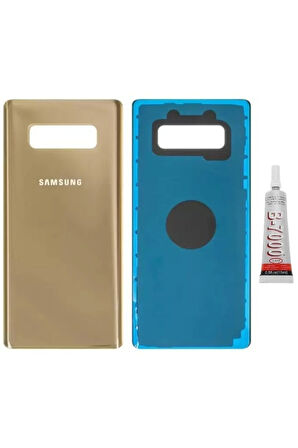 Samsung Galaxy Note 8 Arka Pil Kapağı Gold (b7000 15ml Hediyeli)