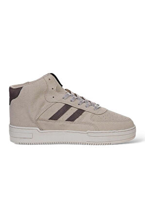 Erkek Bilekli Basket Sneaker Ayakkabı BEJ
